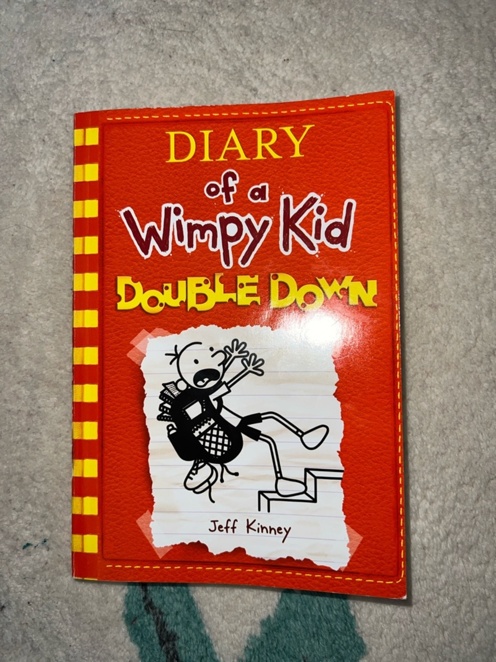 Diary of a Wimpy Kid: Double Down - Orange Kids Book by Jeff Kinney